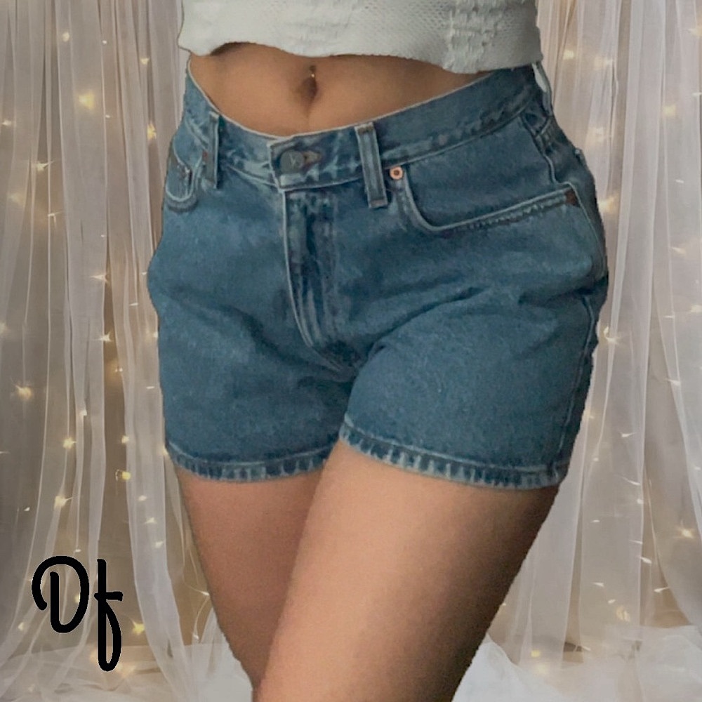 VTG Calvin Klein High Waist Jean Shorts 27 Waist